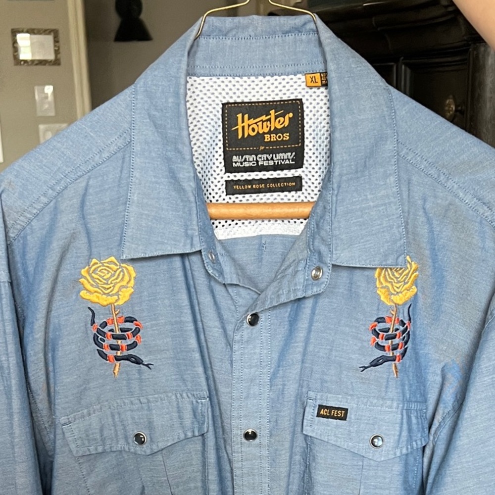Howler Brothers limited edition yellow rose for ACL